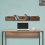 Hanah Home Estantería de Pared Nogal Cmu-902-Oo-1
